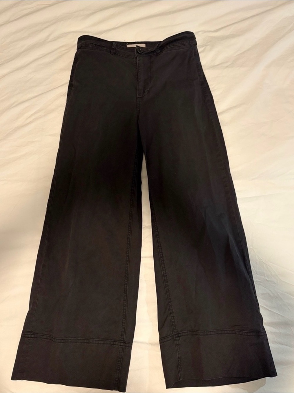 Everlane The Wide-Leg Crop Chino Pant Wide Leg Pants Black Size 4